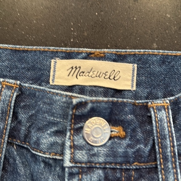 Madewell The Perfect Vintage Jean: Metallic Tuxedo Stripe Edition SZ 26 - Picture 4 of 9